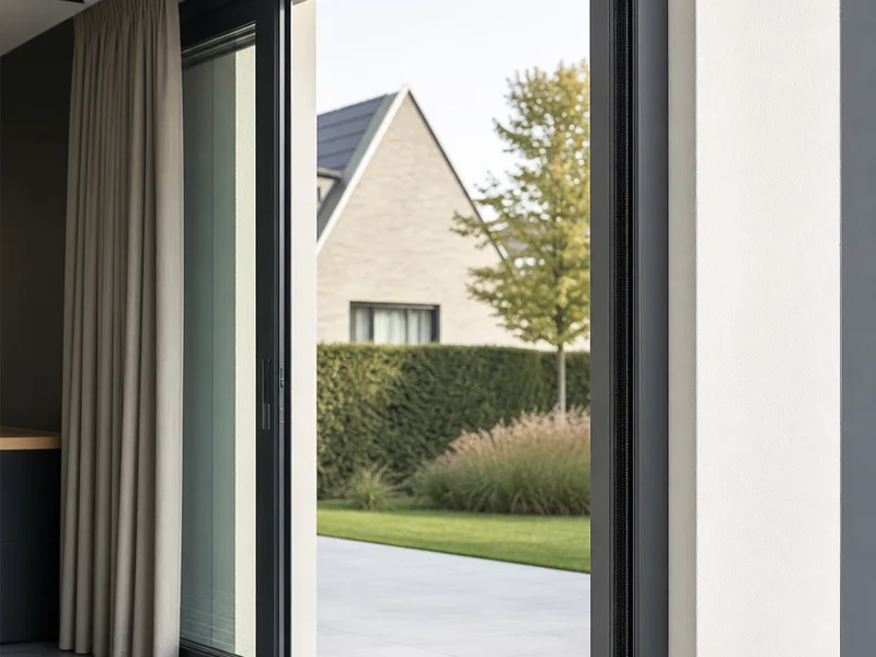 Porte moustiquaire enroulable rangée dans sa cassette